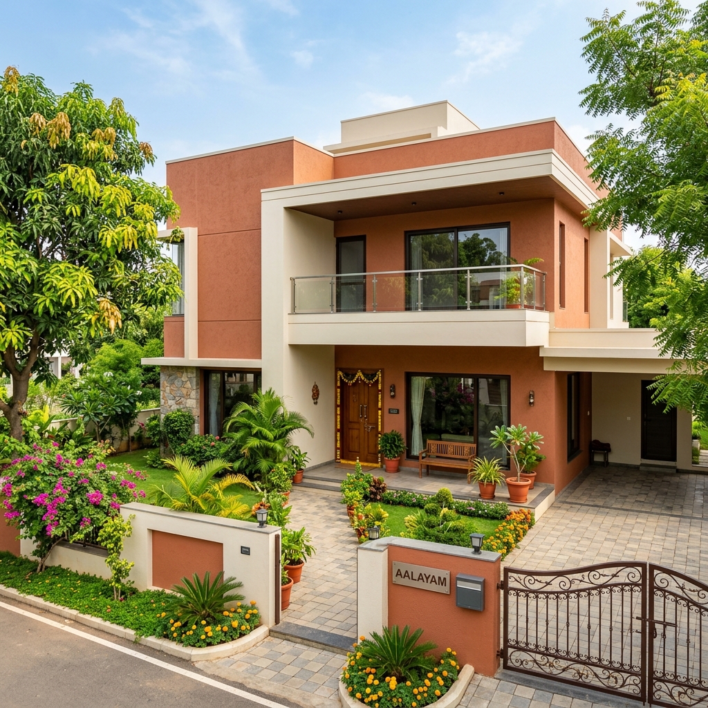 Exterior paint colors for Indian homes