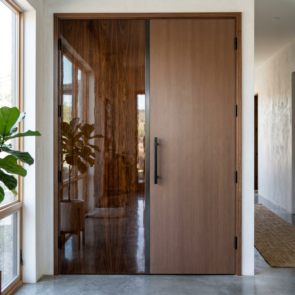 PU polish vs melamine polish comparison for Indore homes
