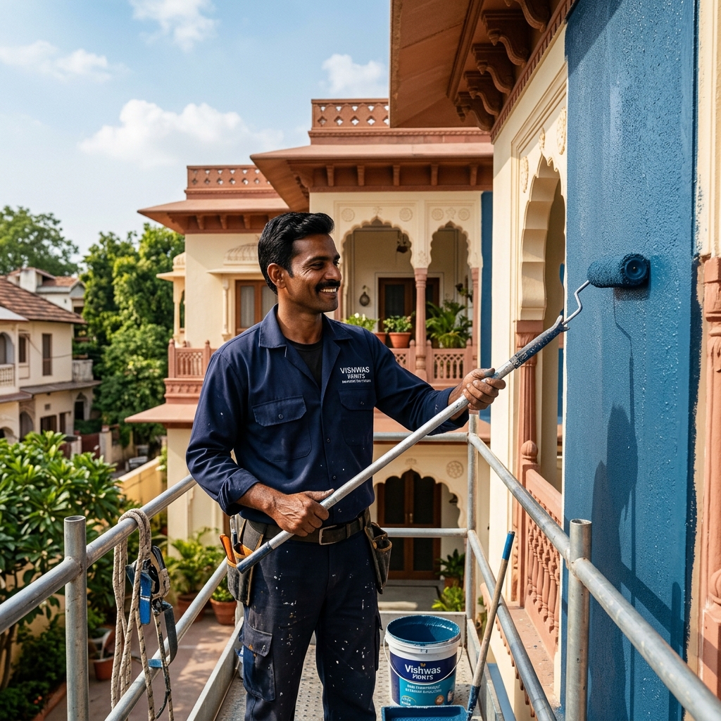 Why Choose Vishwas Homes for Exterior Painting
